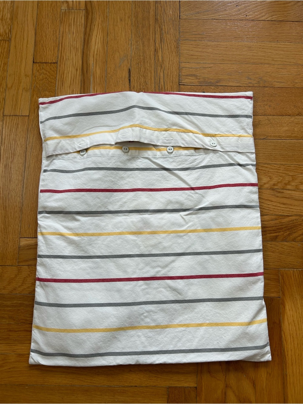 IKEA Embroidered Floral Pillow Cases- White with Red, Yellow & Green - Picture 4 of 5
